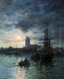 Le Port Au Crepuscule Le Port Au Crepuscule