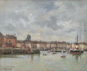 Vue De Honfleur by Louis Timmermans