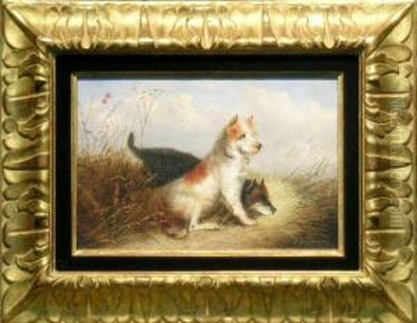 Terriers In A Landscape - view 1