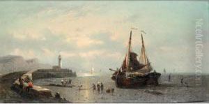 Trawler At Low Tide
