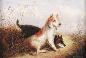 Two Terriers by Louis Timmermans