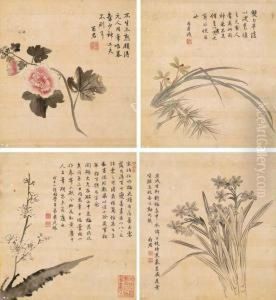Flowers by Jiang Tingxi