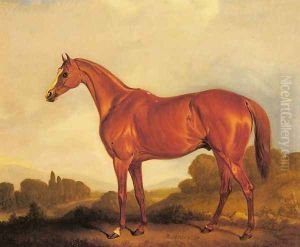 A Portrait of the Racehorse Harkaway, the Winner of the 1838 Goodwood Cup