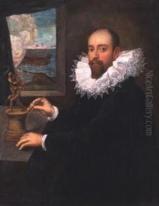 Portrait Of A Sculptor. by Domenico Tintoretto