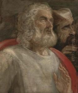 Two Men Looking Upward: A Fragment