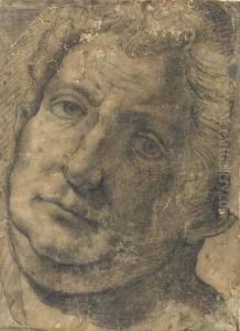 Head Of A Roman Emperor (?), After The Antique