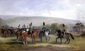 B Troop of the 2nd West Yorkshire Yeomanry Cavalry by John Snr Ferneley