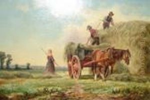 Haymaking by William Vivian Tippet