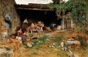 Dopo La vendemmia by Aurelio Tiratelli