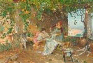 Summer In Rome. by Cesare Tiratelli