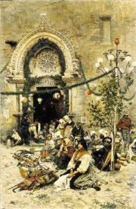 A Rest From The Festival by Cesare Tiratelli