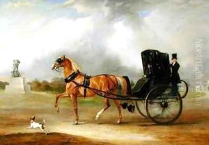 William Massey Stanley Driving his Cabriolet in Hyde Park