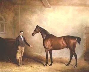 Charles Neil Hoggs Bay Hunter Claxton by John Snr Ferneley