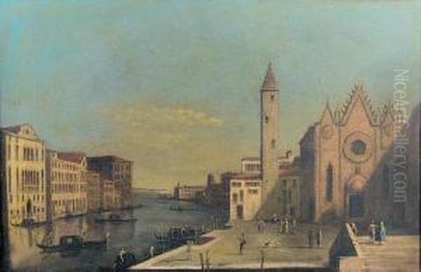 The Grand Canal From Santa Maria Della Caritalooking Towards The Bacino Di San Marco - view 1