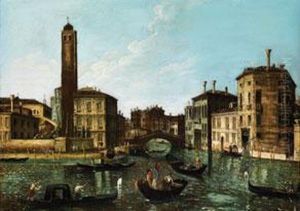 Ansicht Des Canal Grande