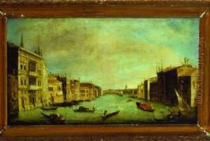 The Grand Canal Looking East Toward The Rialto