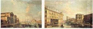 Vue De L'ile De San Giorgio; Vue Du Pont Du Rialto