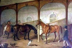 Stable Interior by John Snr Ferneley