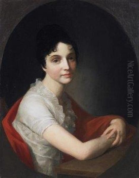 Portrait Of Madame Dufour. Signed And Dated On The Table Top: Tischbein 180 - view 1