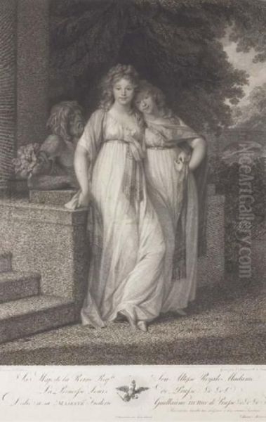 Sa Majeste La Reine Regente Et Son Altesse Royale Madame Laprincesse - view 1