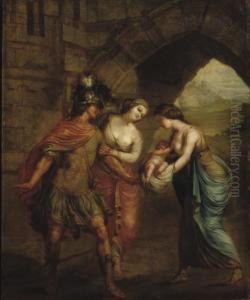 Hector And Andromache by Johann Heinrich Ii Tischbein