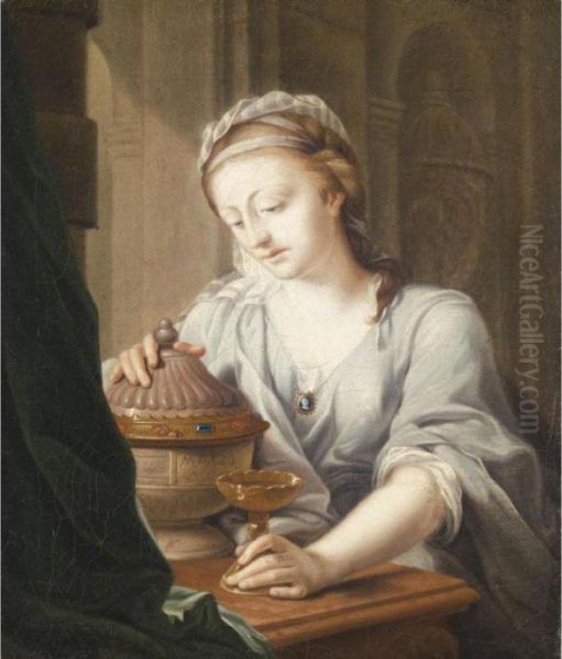 Artemisia Of Caria With The Ashes Of Her Husband, Prince Mausolus - view 1