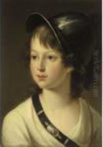 A Portrait Of Graf Fribert When A Boy by Johann Heinrich Ii Tischbein