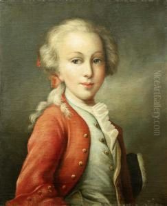 Portrait De Jeune Garcon A-mi-corps by Johann Heinrich Wilhelm Tischbein I