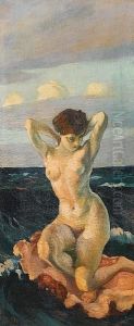 Nascita Di Venere by Ettore Tito