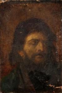 Headstudy Of A Man by Tiziano Vecellio (Titian)