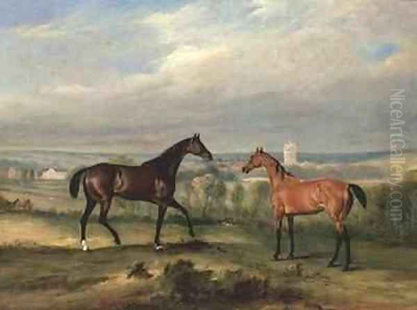 Count Bathyanys Favourite Hunters at Melton Mowbray - view 1