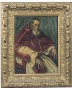 Ritratto Di Paolo Iii by Tiziano Vecellio (Titian)
