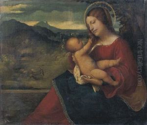 Madonna Con Bambino by Tiziano Vecellio (Titian)