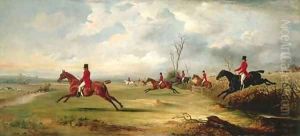 Squire Wormald with a hunt in full cry by John Snr Ferneley