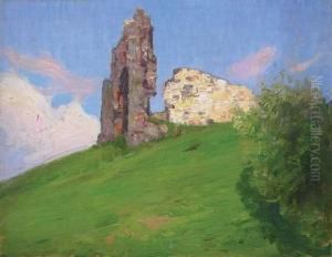 Paysage Aux Ruines by Michail Stepanovich Tkatchenko