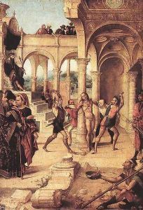 The Scourging of Christ by Alejo Fernandez