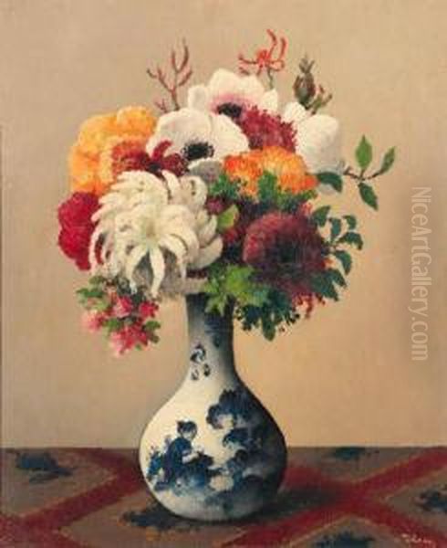 Still Life With Flowers In A Chinese Vase - view 1