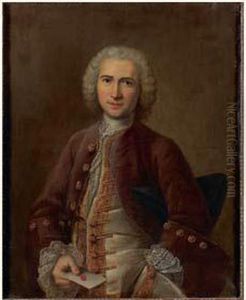 Portrait De Jeune Homme Tenant Une Lettre