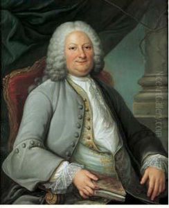 Portrait De Gentilhomme Tenant Un Livre