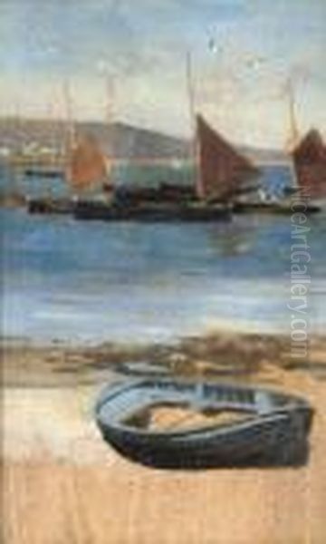 Fishing Boats In Newlyn Harbour - view 1