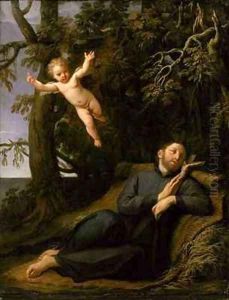 St Francis de Sales 1567-1622 in the Desert by Marcantonio Franceschini)