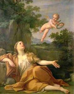 Penitent Mary Magdalene by Marcantonio Franceschini)