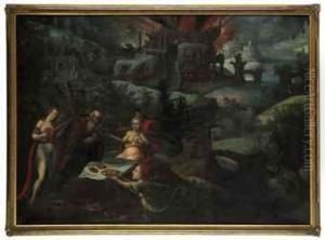 The Tempation Of Saint Anthony by Lodovico Pozzoserrato (see Toeput, Lodewijk)