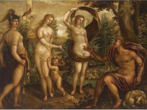 The Judgement Of Paris by Lodovico Pozzoserrato (see Toeput, Lodewijk)