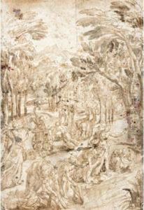 The Finding Of Moses by Lodovico Pozzoserrato (see Toeput, Lodewijk)