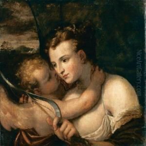 Venere E Amore by Lodovico Pozzoserrato (see Toeput, Lodewijk)