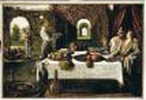 Dives And Lazarus by Lodovico Pozzoserrato (see Toeput, Lodewijk)