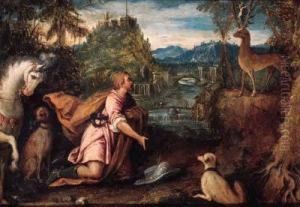 The Vision Of Saint Hubert