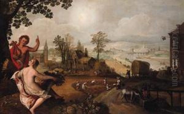 A Harvest Landscape With Ceres - An Allegory Of Agriculture - view 1