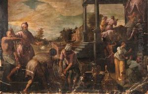 The Presentation Of The Spoils; And Levantines Sacking Amediterranean Port
